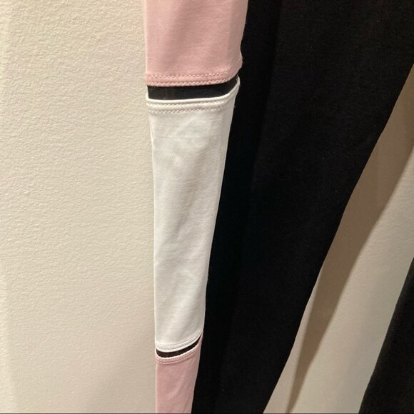 PINK Sz S By Victoria’s Secret High Rise Bonded Multi-Colour Leggings - Picture 4 of 8
